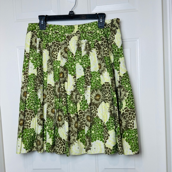 Isabella DeMarco Green and Brown Floral Women's Skirt - Picture 1 of 6